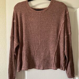 Lightweight Sweater with Open Back Cutout